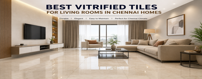Best Vitrified Tiles for Living Rooms in Chennai Homes