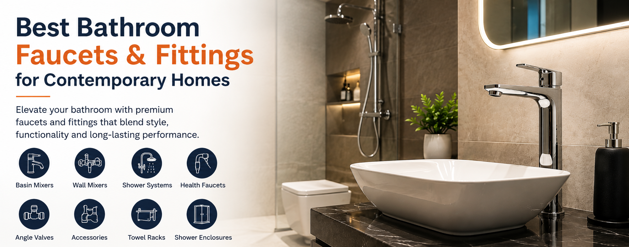Best Bathroom Faucets and Fittings for Contemporary Homes in Chennai