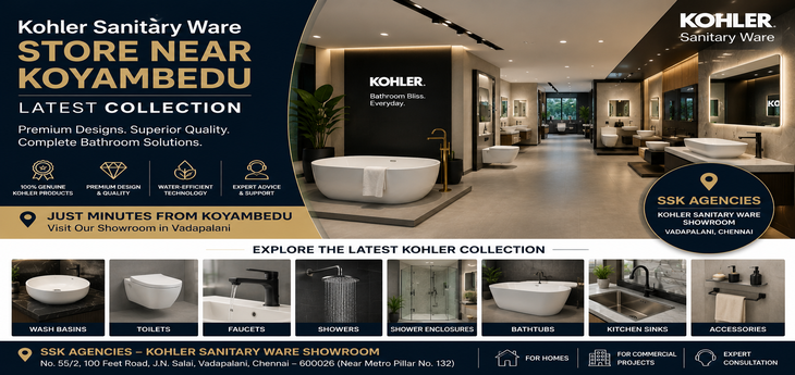 Kohler Sanitary Ware Store Near Koyambedu – Latest Collection